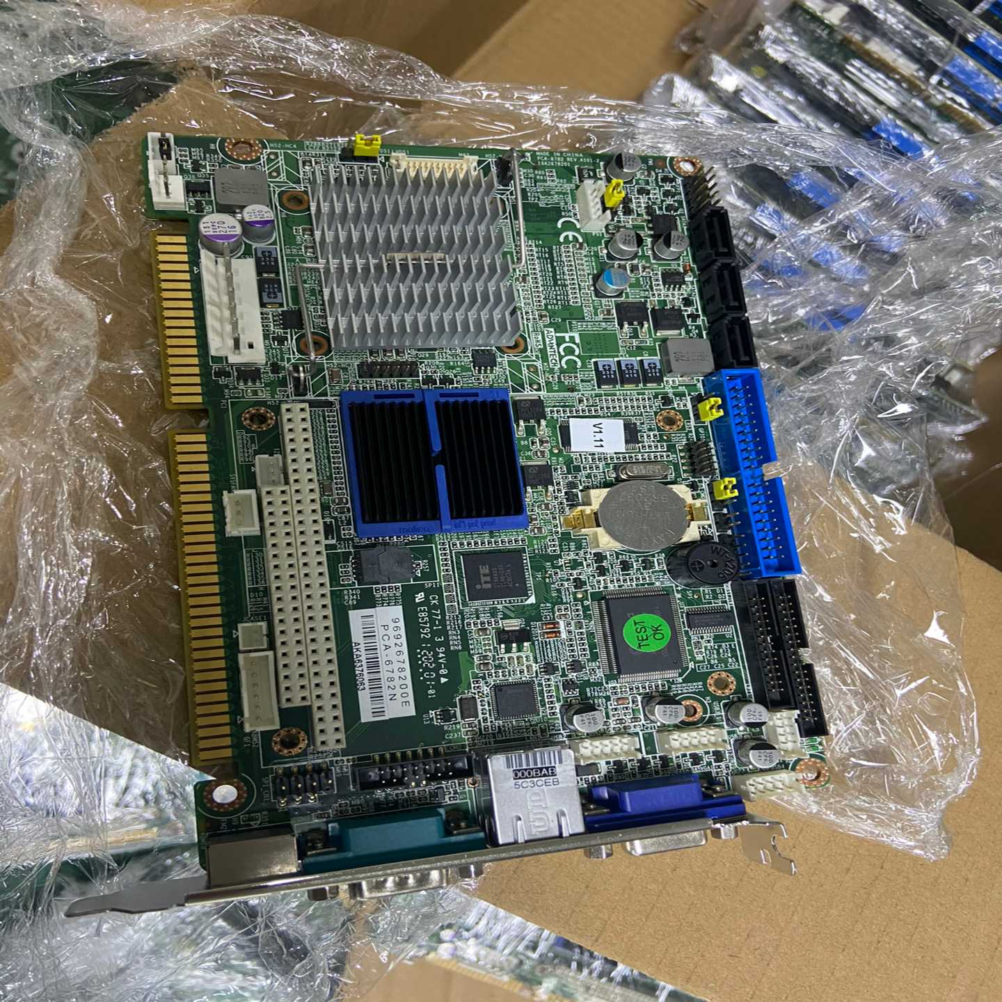 议价现货5片基本全新研华工控机主板PCA-6782N半长