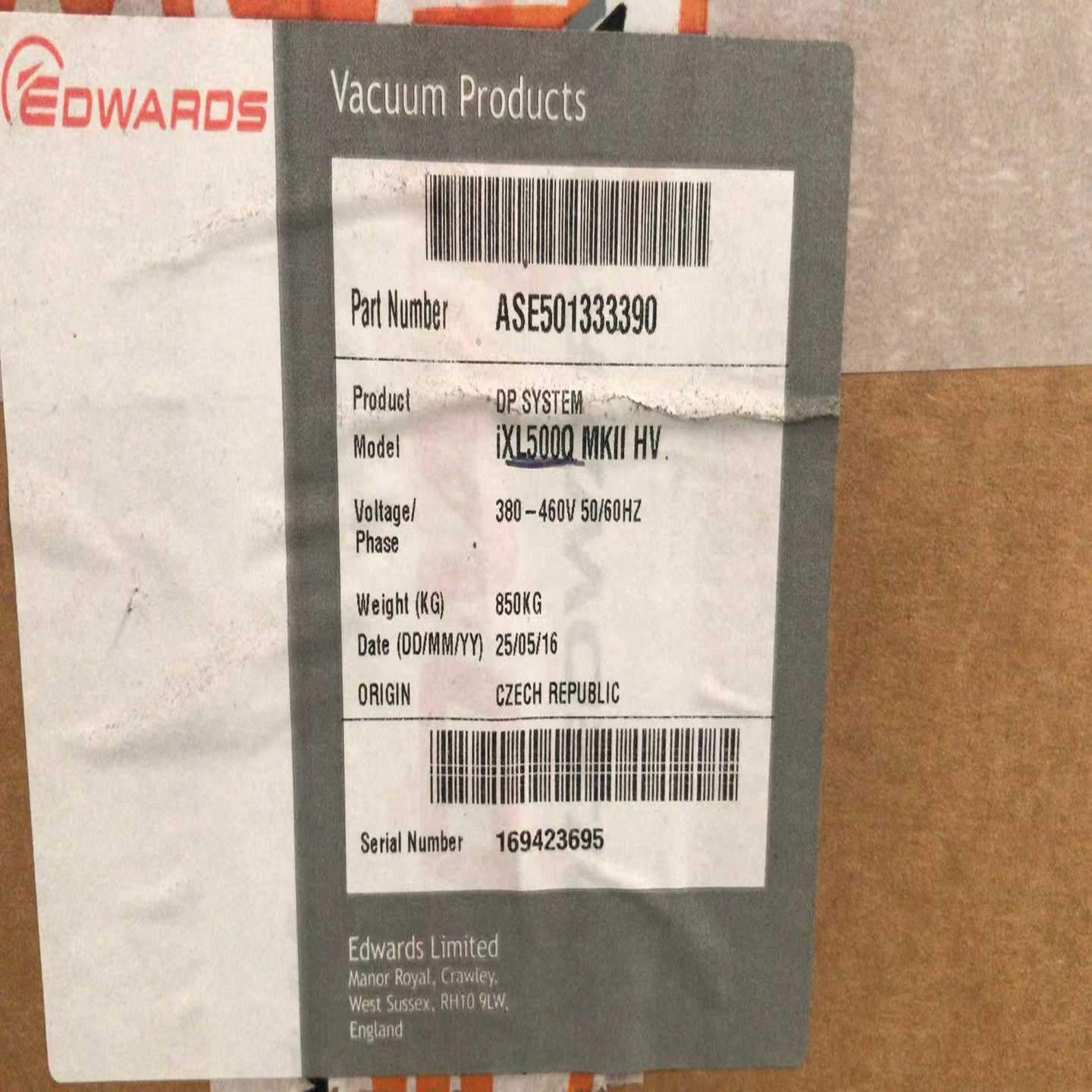 爱德华真空泵IXL500Q~询价