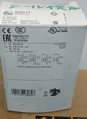 全新易福门ID0013IDE2060FBoA传感-议价