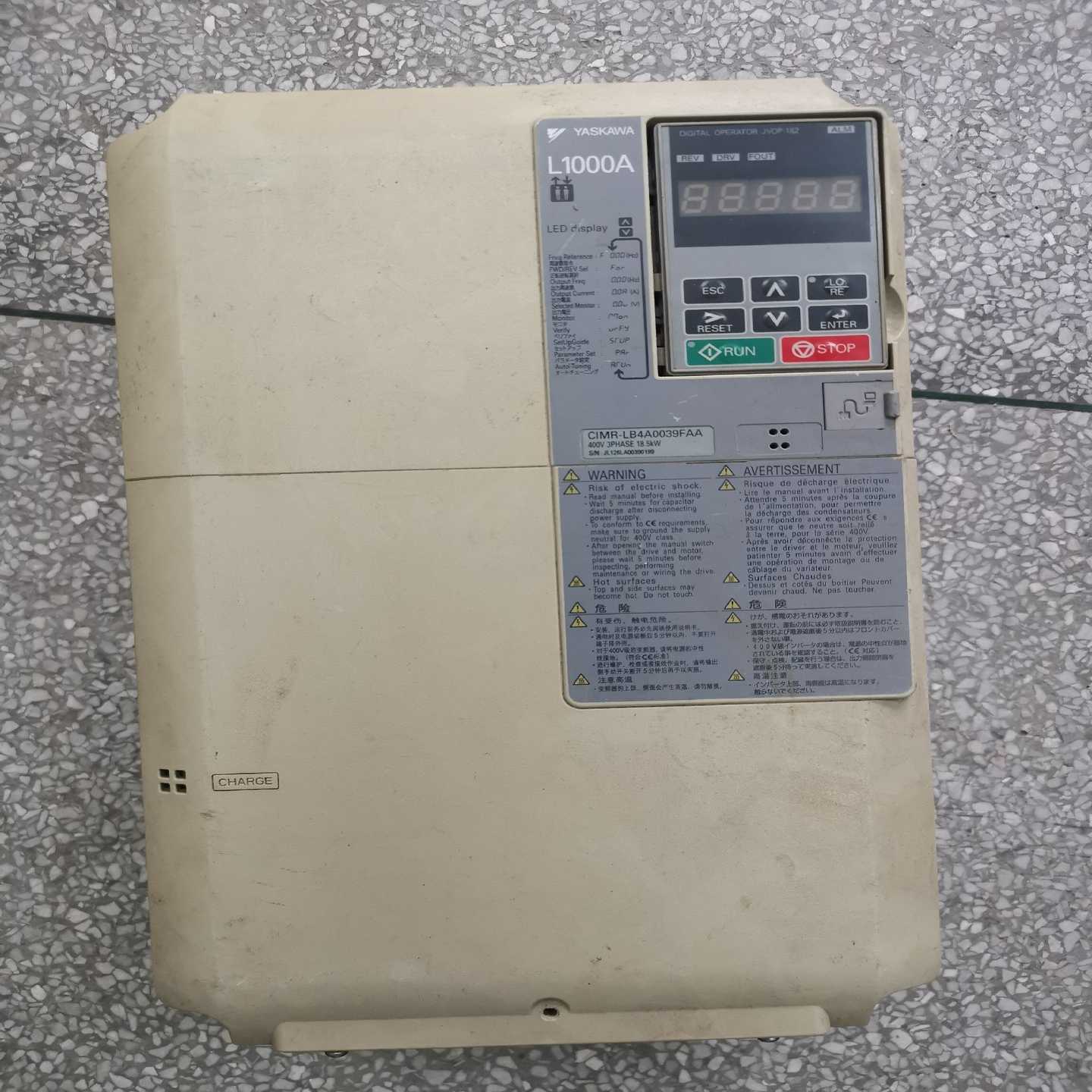 CIMR-LB4A0039FAA，，功能正常L1000A（佳毅工控）