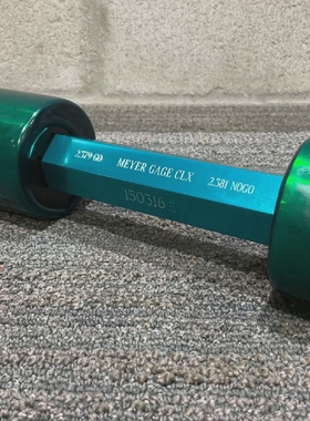 MEYER GAGE 150316 GO 2.379 NOGO 2.381 PLUG GAGE SET 333