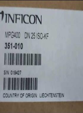 配件INFICON真空计MPG400  DN25  ISO-KF   351-010   SN议价