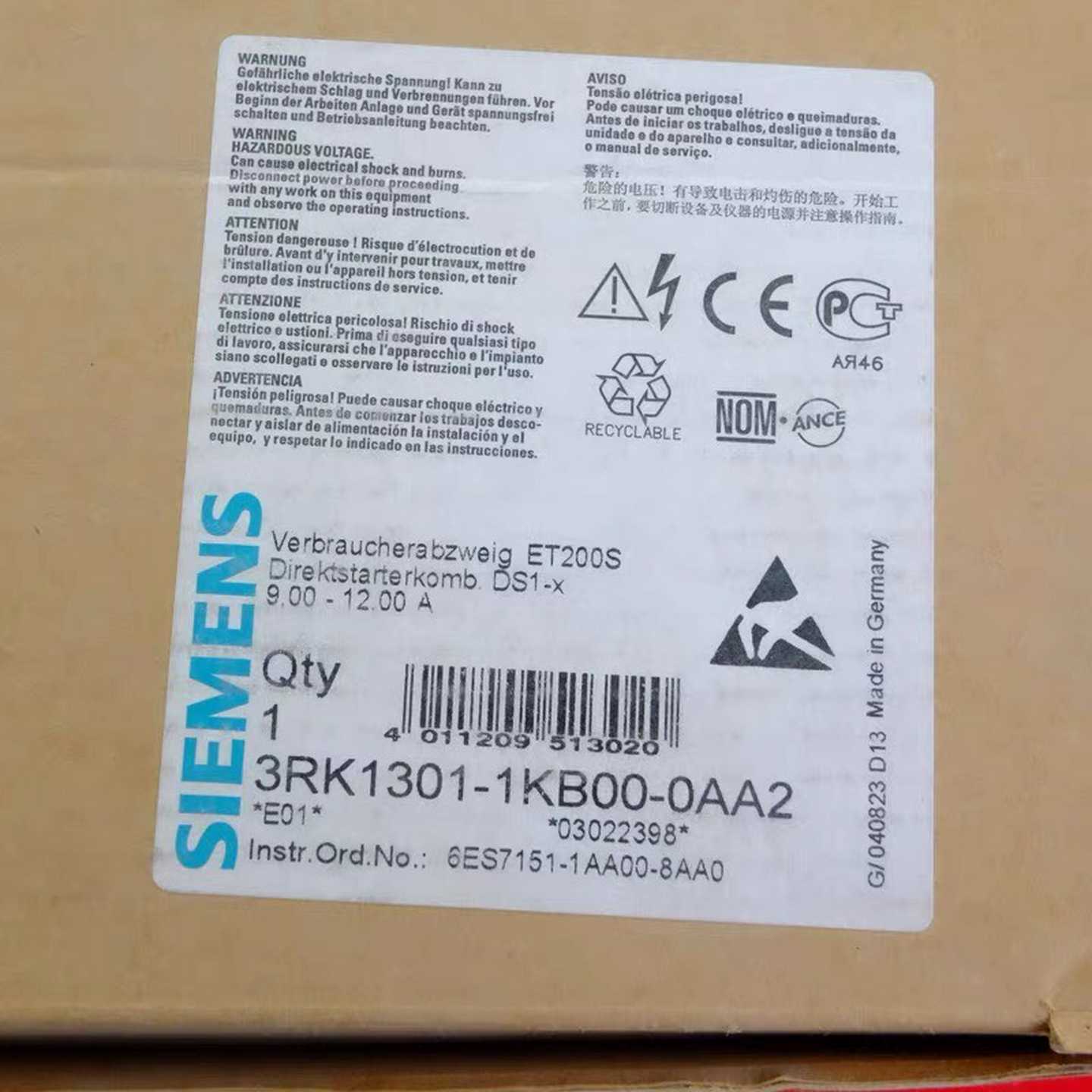 【议价】Siemens3RK1301-1KB00-0AA2适用