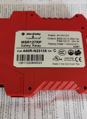 配件AB继电器MSR127RP440RN23135议价