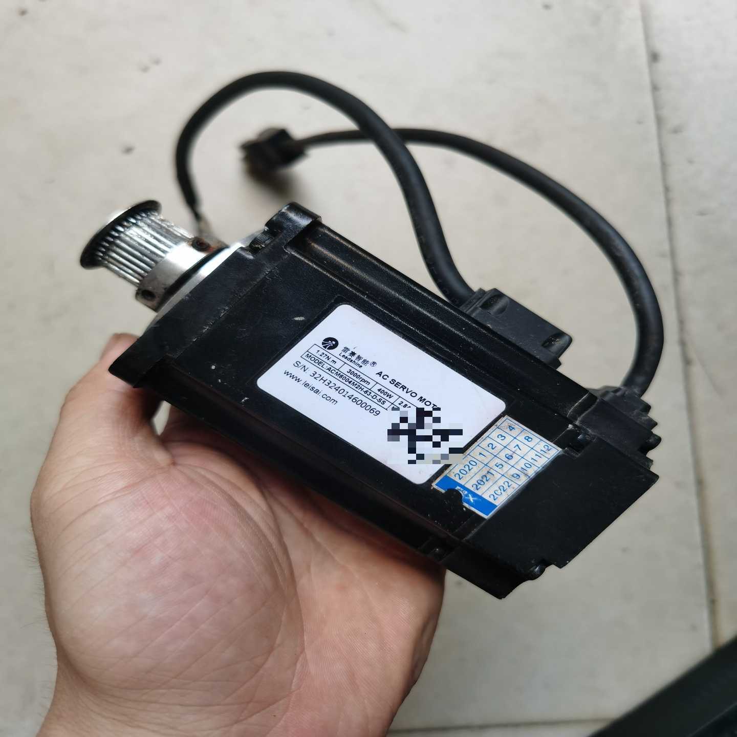 【议价】雷赛伺服电机ACM6004M2H-63-D-SS，400W功