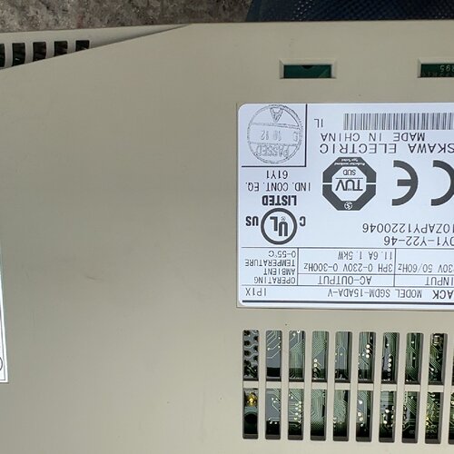 【询价】安川二系驱动器SGDM-15ADA-V，，，