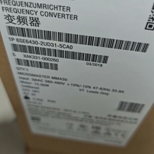 询-430变频器6SE64302UD315CA015