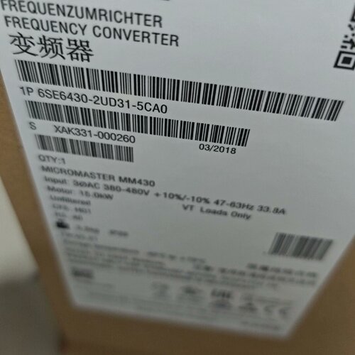 询-430变频器6SE64302UD315CA015