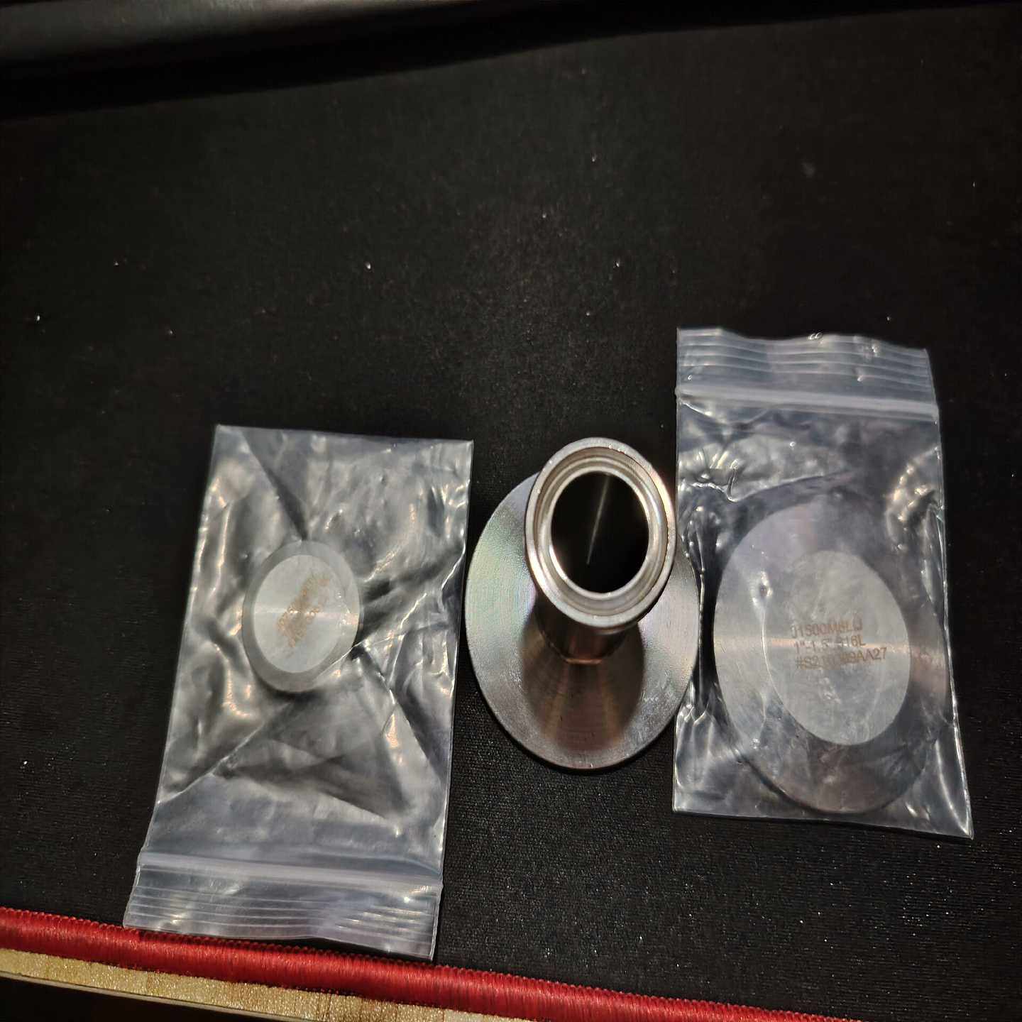 议价新莱卫生级转接头盲板全新，1.5英寸转3/4英寸，316材质