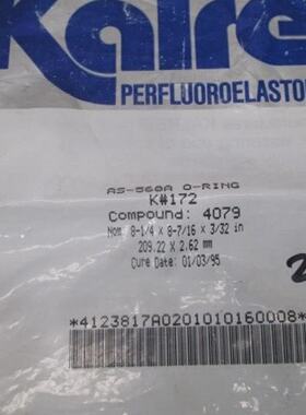 Kalrez AS568A ORING K172 Compound 4079 107270