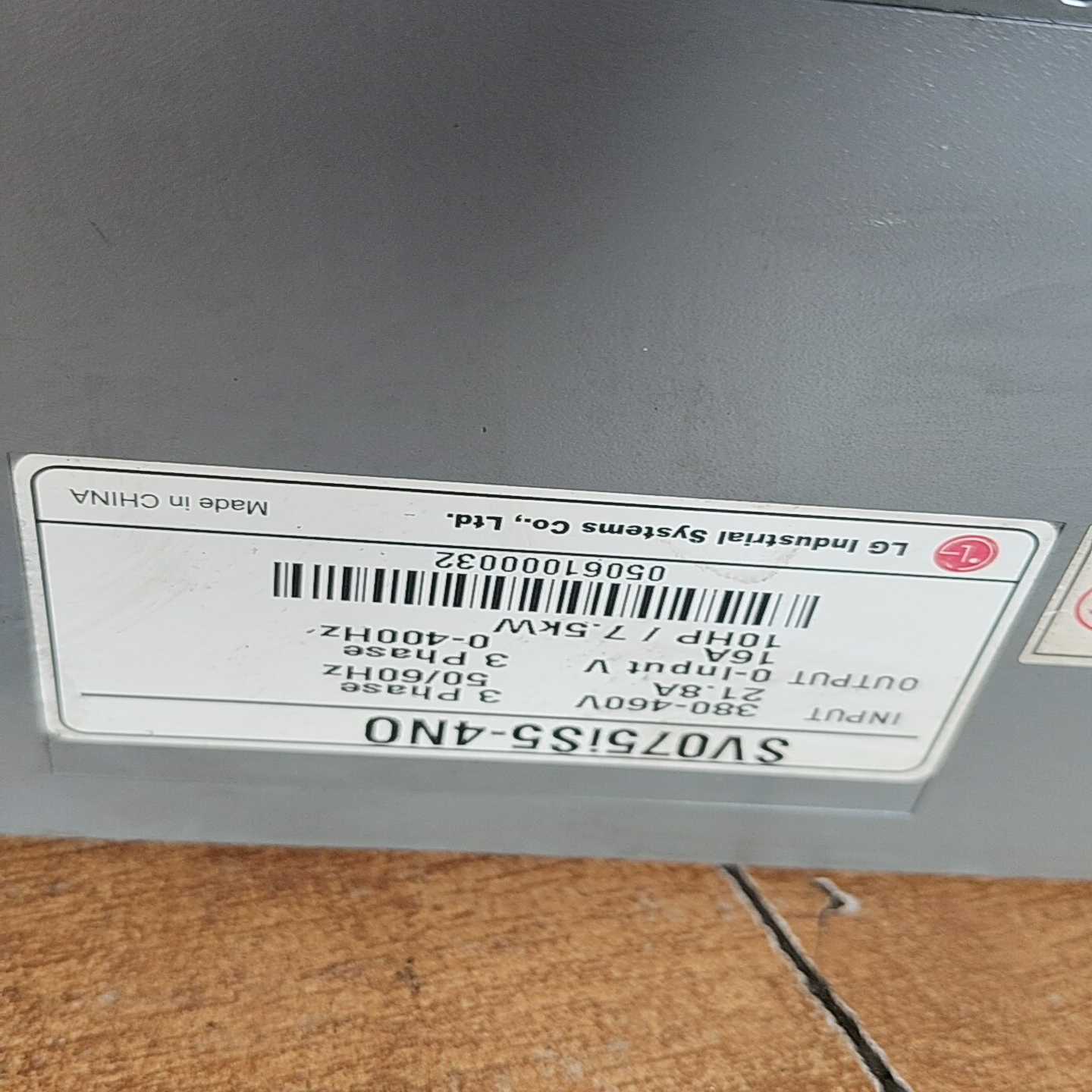 咨询-LS变频器7.5KWSV075iS5-4NO,已