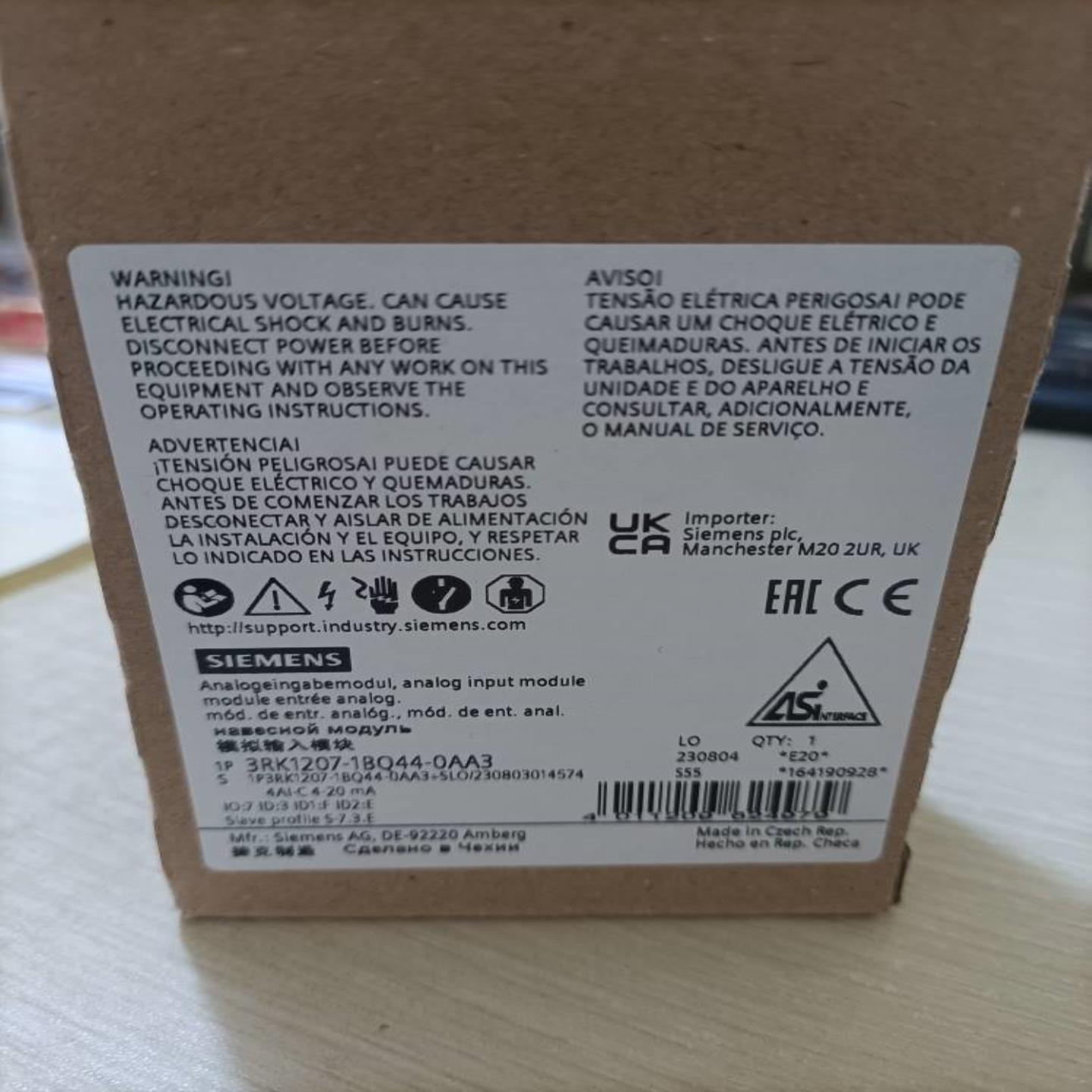 3RK1207-1BQ44-0AA3西门子紧凑模块全新原装正品现货