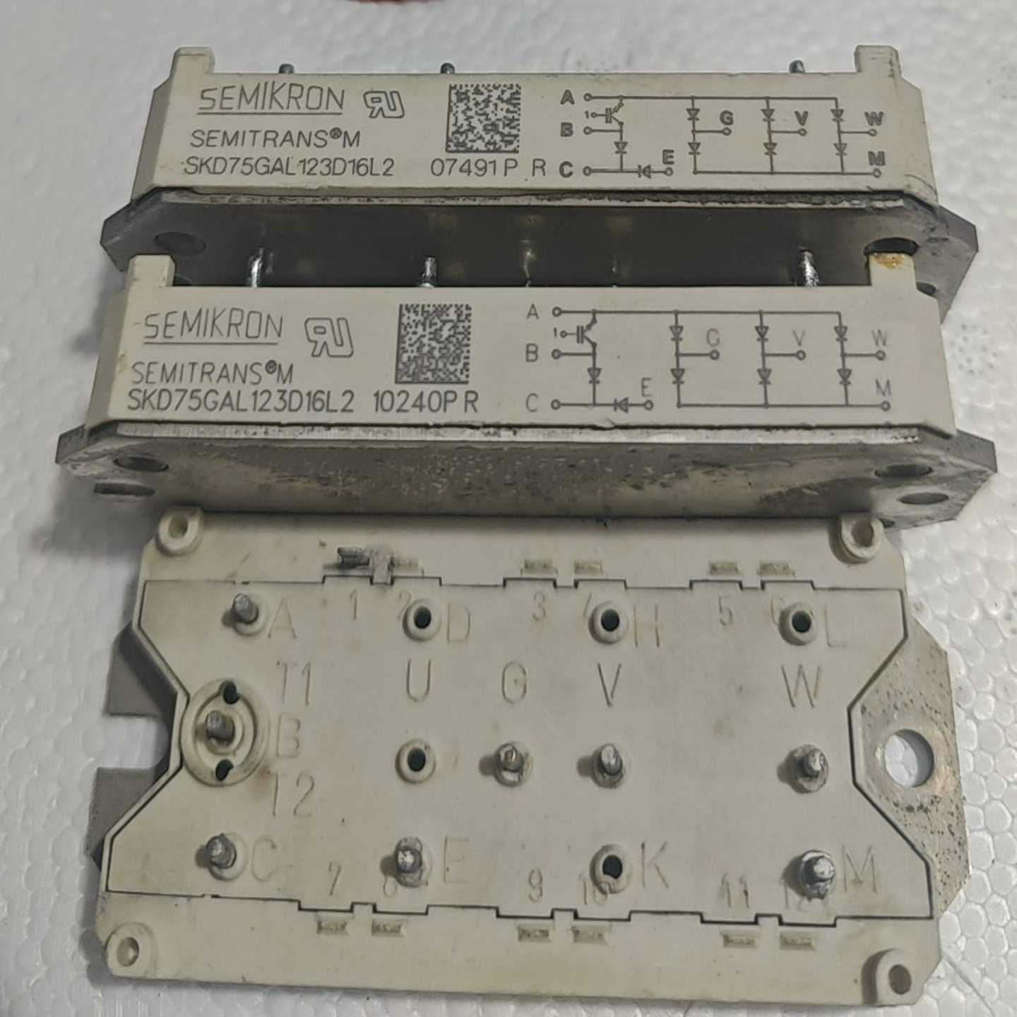 SKD75GAL123D16L2  3个 SKM75GD12