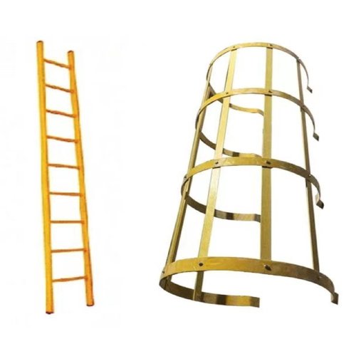 安全爬梯护笼消防平台国标图集15J401镀锌钢玻璃钢不锈钢爬梯护笼