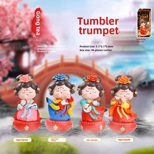 古风美女西安唐公府玻璃杯女士饰品家居国风装饰景区节日礼品