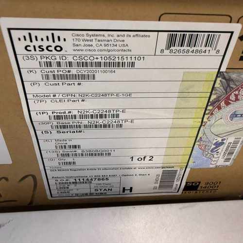 N2K-C2248TP-E未使用询价
