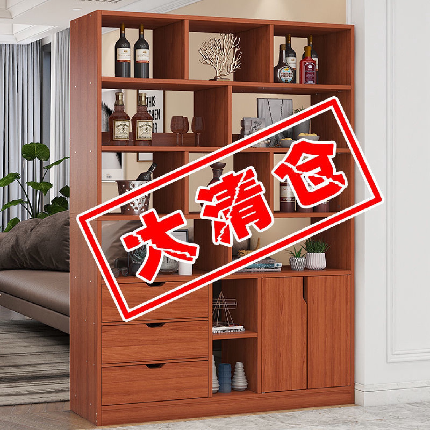 ll酒柜展示柜靠墙隔断柜客厅新款双面进门玄关柜家用多功能隔断