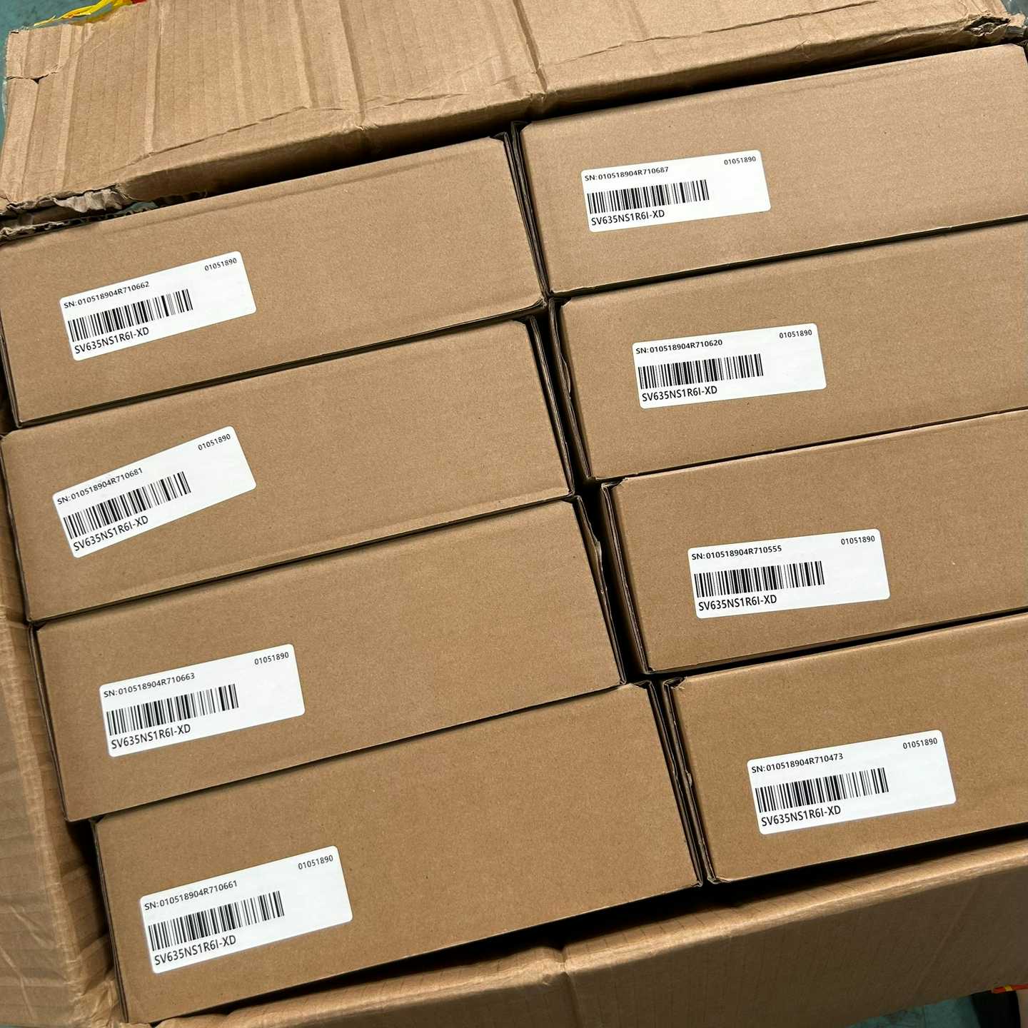 全新汇川驱动器SV635NS1R6I-XD，盒码一致，实物拍--议价商品
