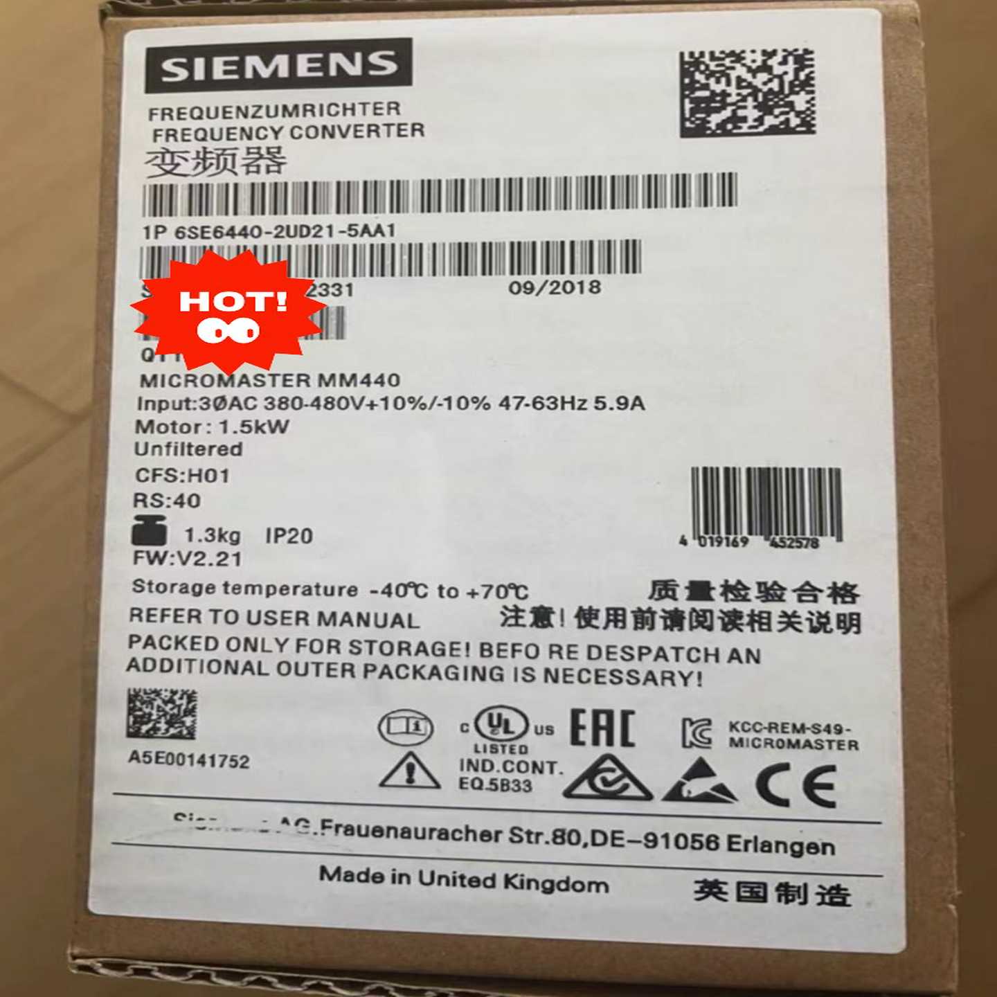 6SE6440-2UD17-5AA1--议价商品