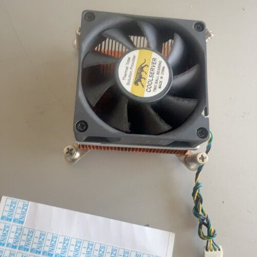 溢价-COOLSERVER金钱豹CPU散热器纯铜底座双滚珠轴承