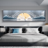 卧室装 饰画床头挂画温馨福鹿客厅主卧墙画现代简约房间背景墙壁画