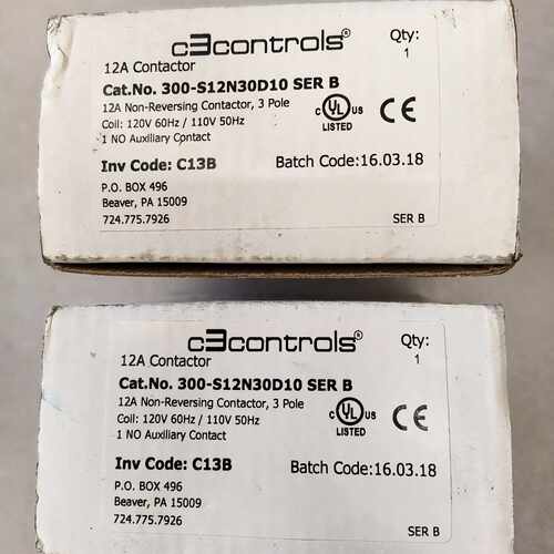 咨询-c3controls接触器300-S12N30D