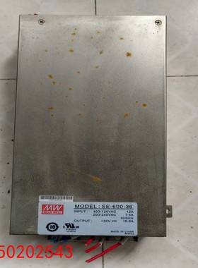【请询价】明纬开关电源 SE-600-36输入电压100-120VA