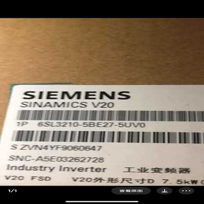 变频器6SL3210-5BE27-5UV07.5Kw【询价】