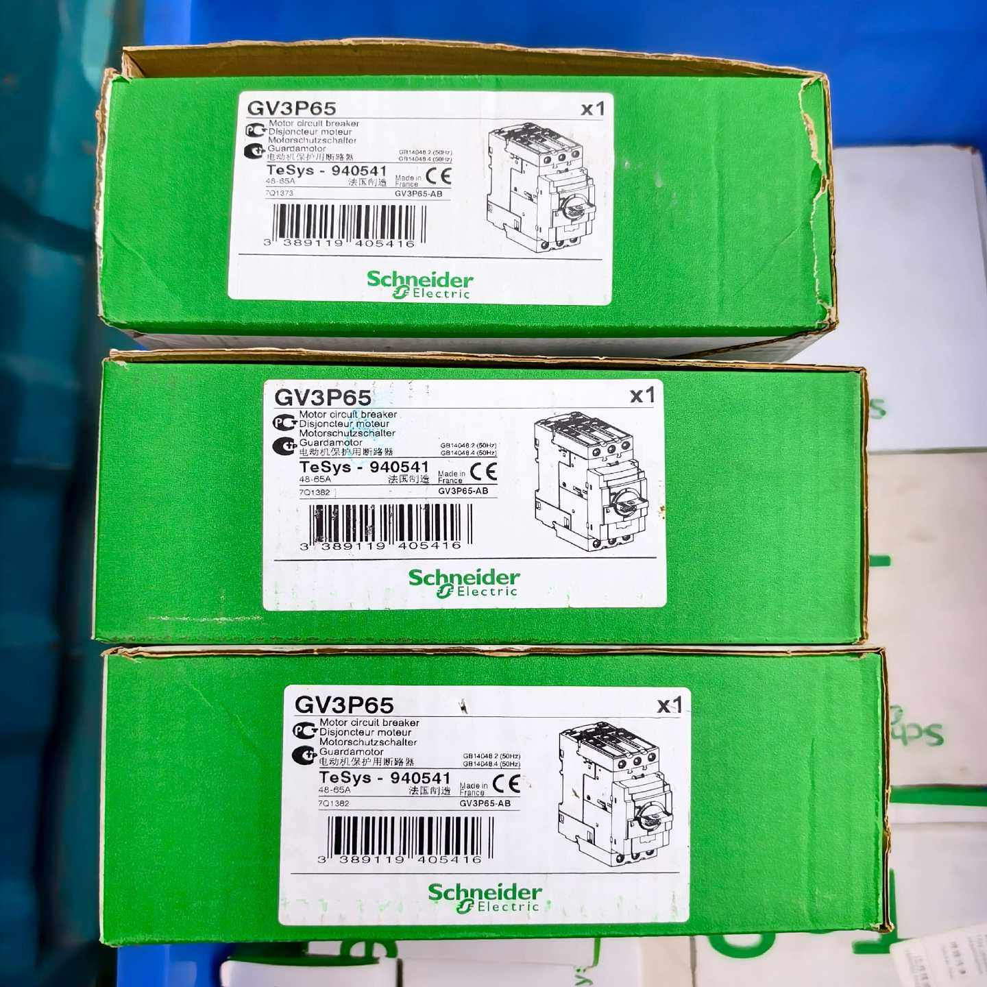 施耐德GV3P65马达断路器，数量65个，全新原装正品，有~议价