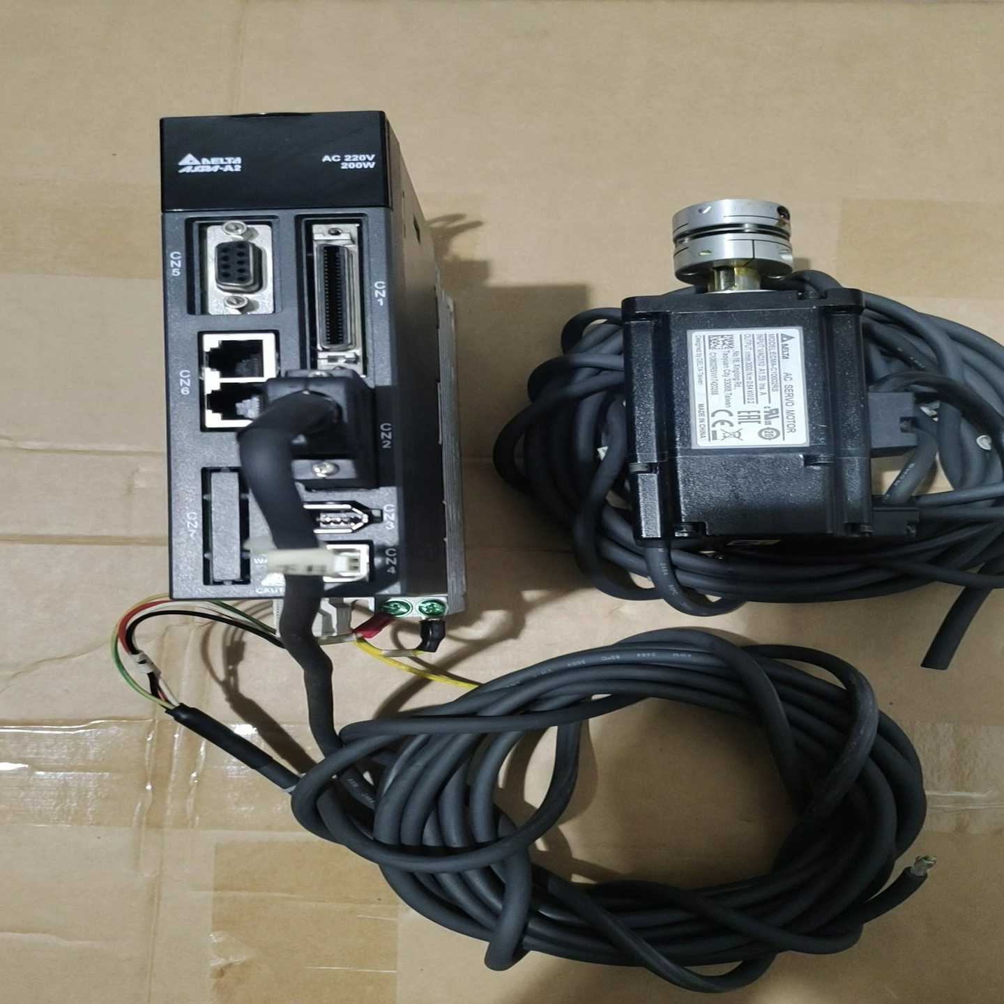 询价台达伺服电机ECMA-C10602RS驱动ASD-A2-0