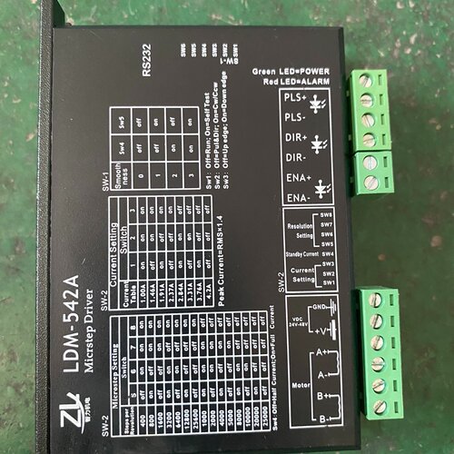智力机电LDM542A二相步进电机驱动器二手拆机功能正-议价