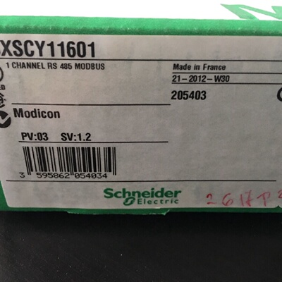 议价施耐德单通道通讯模块TSXSCY11601全新现货