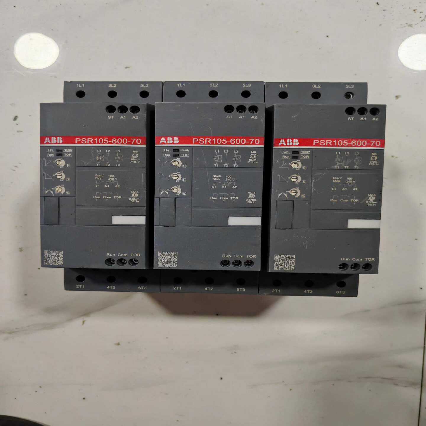 psr105-600-70软启动器三台，成色不错，功能包