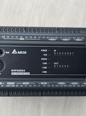 【询价】台达PLC DVP20EX200R成色实物图，功能正常