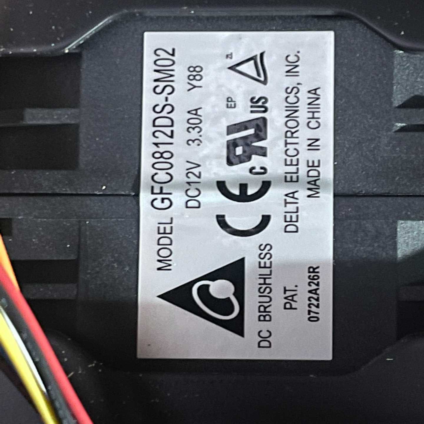 （请询价）GFC0812DS-SM02 12V3.3A 原装全新台达强