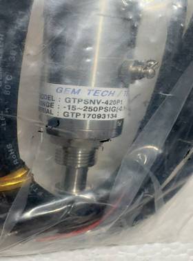 全新未拆封GEMTECH高压气体GTPSNV-420P1传--议价商品