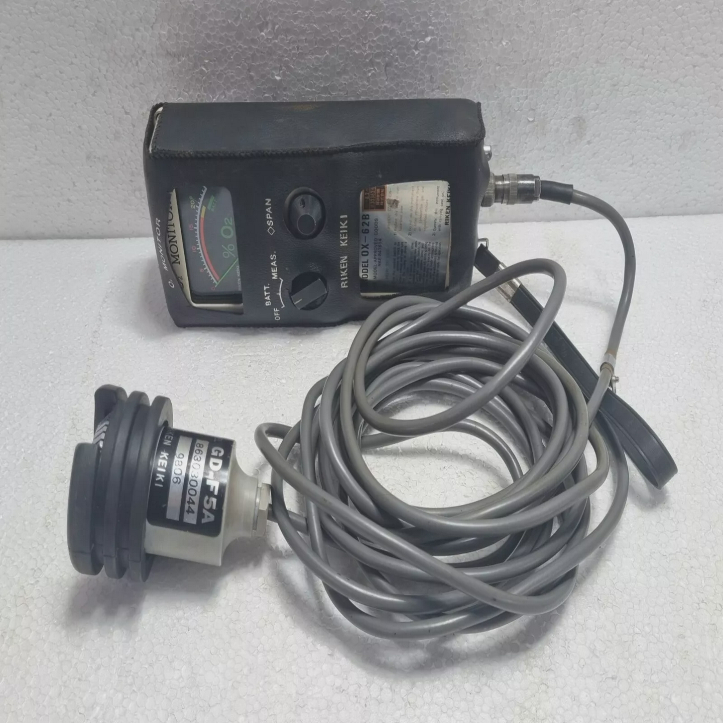 RikenKeikiOX-62BO2Monitor&GD-F5ARikenKeikiSensor