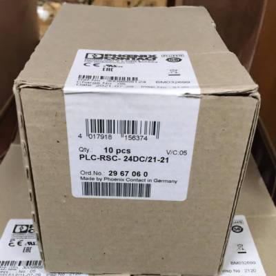 配件菲尼克斯继电器2967060原装正品-PLC-RSC-24DC21-21全新议价