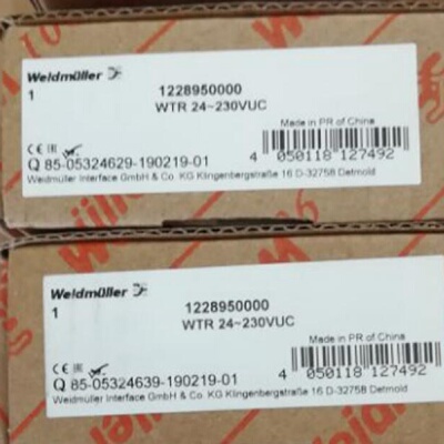 配件魏德米勒延时继电器1228950000WTR24230VUC议价