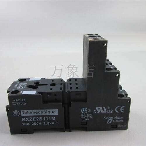 议价Schneider 小型中间继电器座 RXZE2S111M 实物拍摄