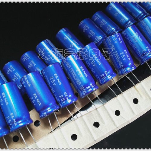 2200uF25VELNARE3电解电容依娜12.5x25