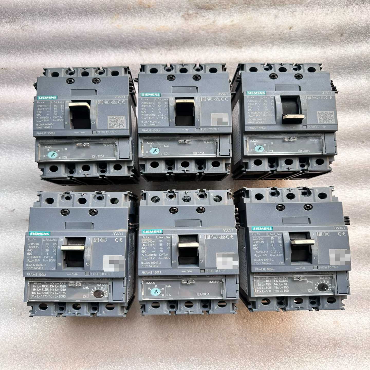 断路器3VA1180-5EE32-0AA0二手拆机实物