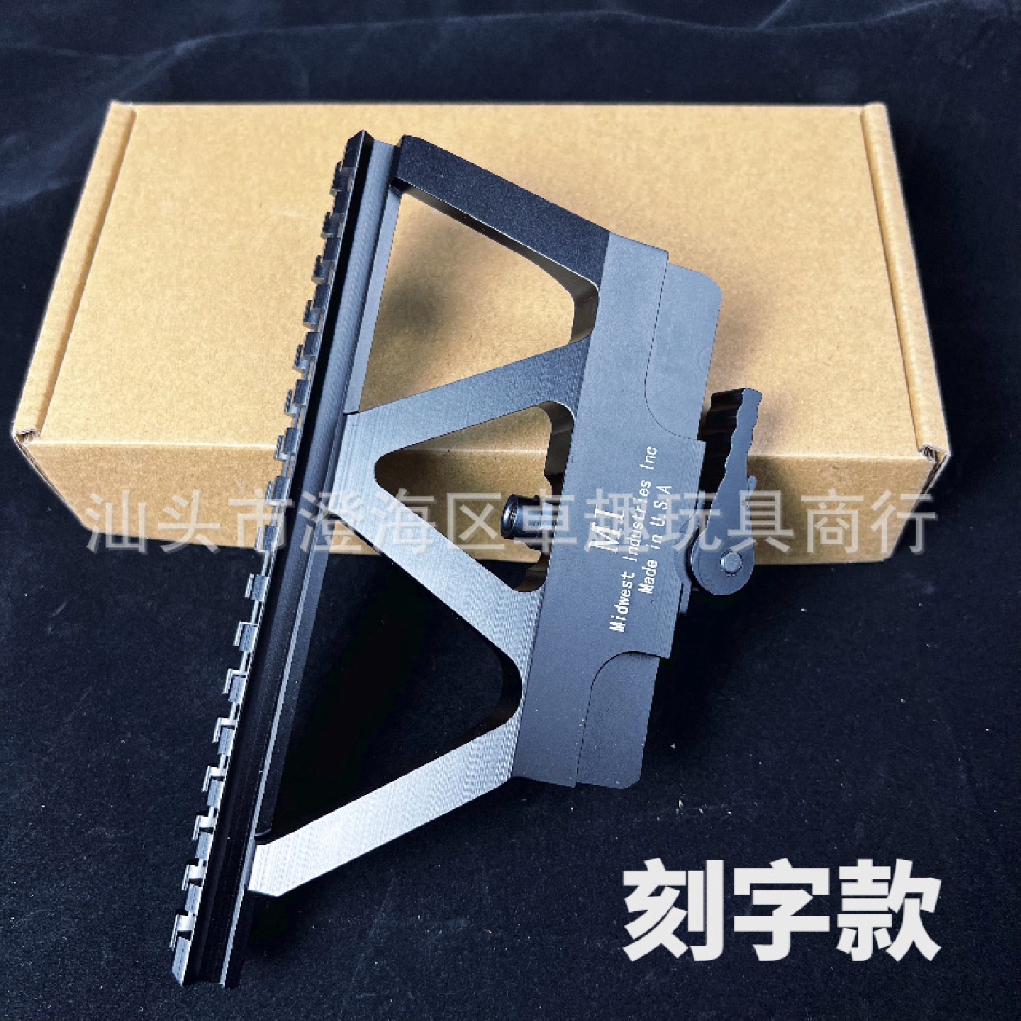 仁祥ak102金属镜桥导轨ak74u玩具侧镜svd配件MST软弹cpak105装饰