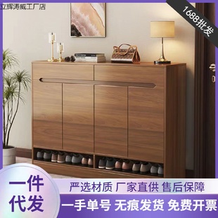 鞋 架 柜家用门口多层新中式 玄关柜入户储物柜收纳一体大容量阳台鞋
