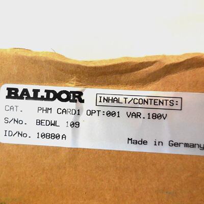 Used Baldor 10880A001 Printed Circuit Board PHM CARD1 10880A