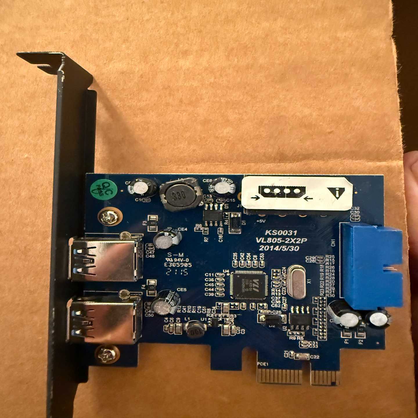 【请询价】PCIE转USB30转接卡