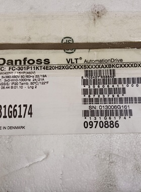 询价-丹佛斯变频器FC301P11KT4E20H2XGCXX