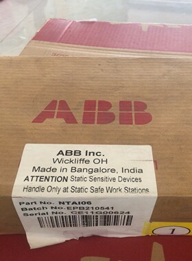 bailey板输入模块NTAI06，，询价