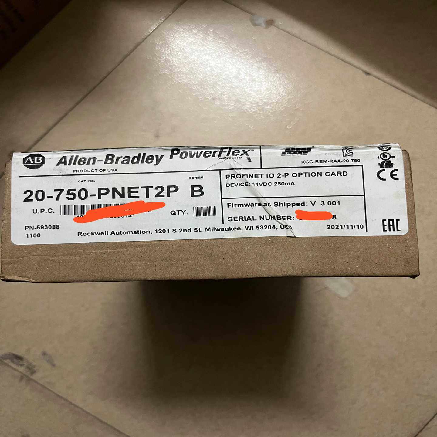 罗克韦尔20-750-PNET2P（不要拿翻新询价