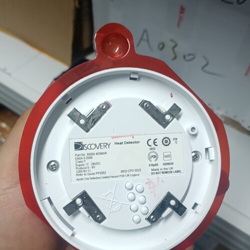 询价-Discovery热感探测器底座型号58000400MA